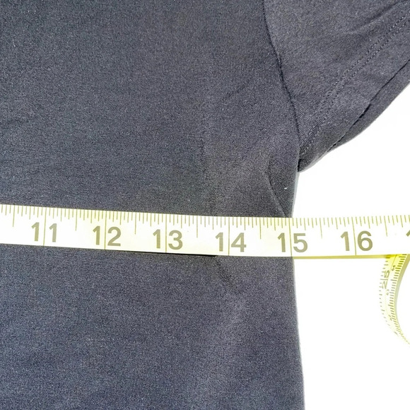 American Eagle Black Crew Neck Short Sleeve Basic Cropped Tee Small Women’s - Picture 6 of 10